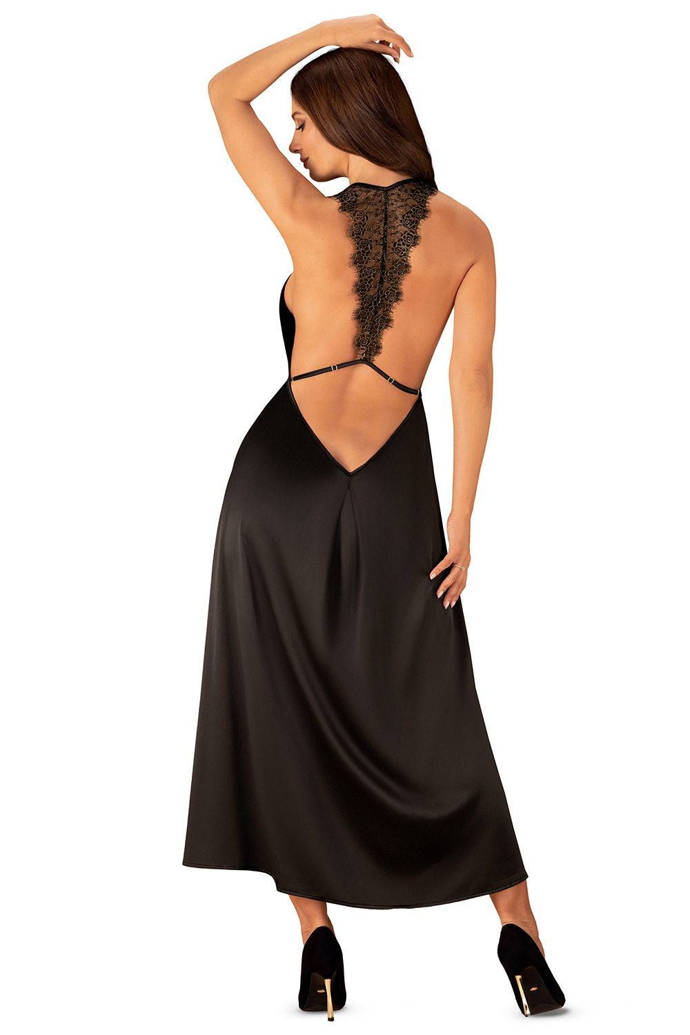 Sukienka Model Agatya Black - Obsessive - obrazek 2