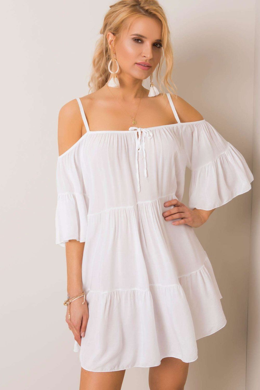Sukienka Model TW-SK-BI-80840.20 White - Och Bella - obrazek 2