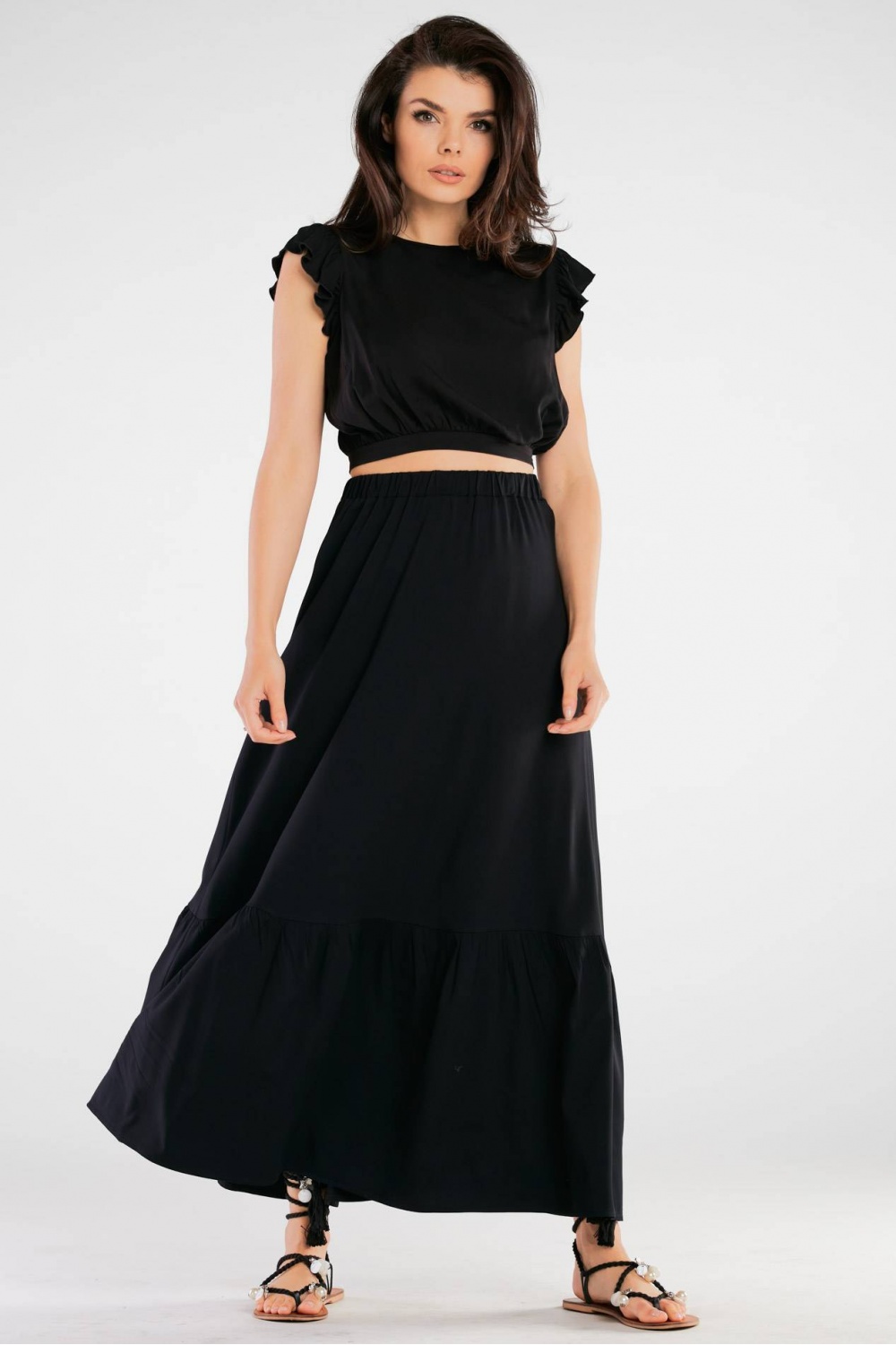 Bluzka Model A429 Black - awama - obrazek 2