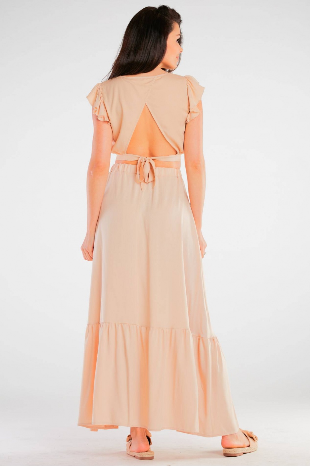 Spódnica Model A431 Beige - awama - obrazek 3