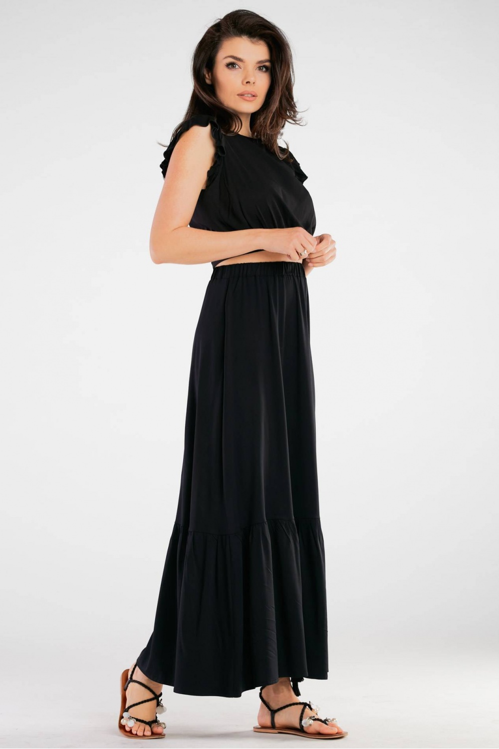 Spódnica Model A431 Black - awama - obrazek 2
