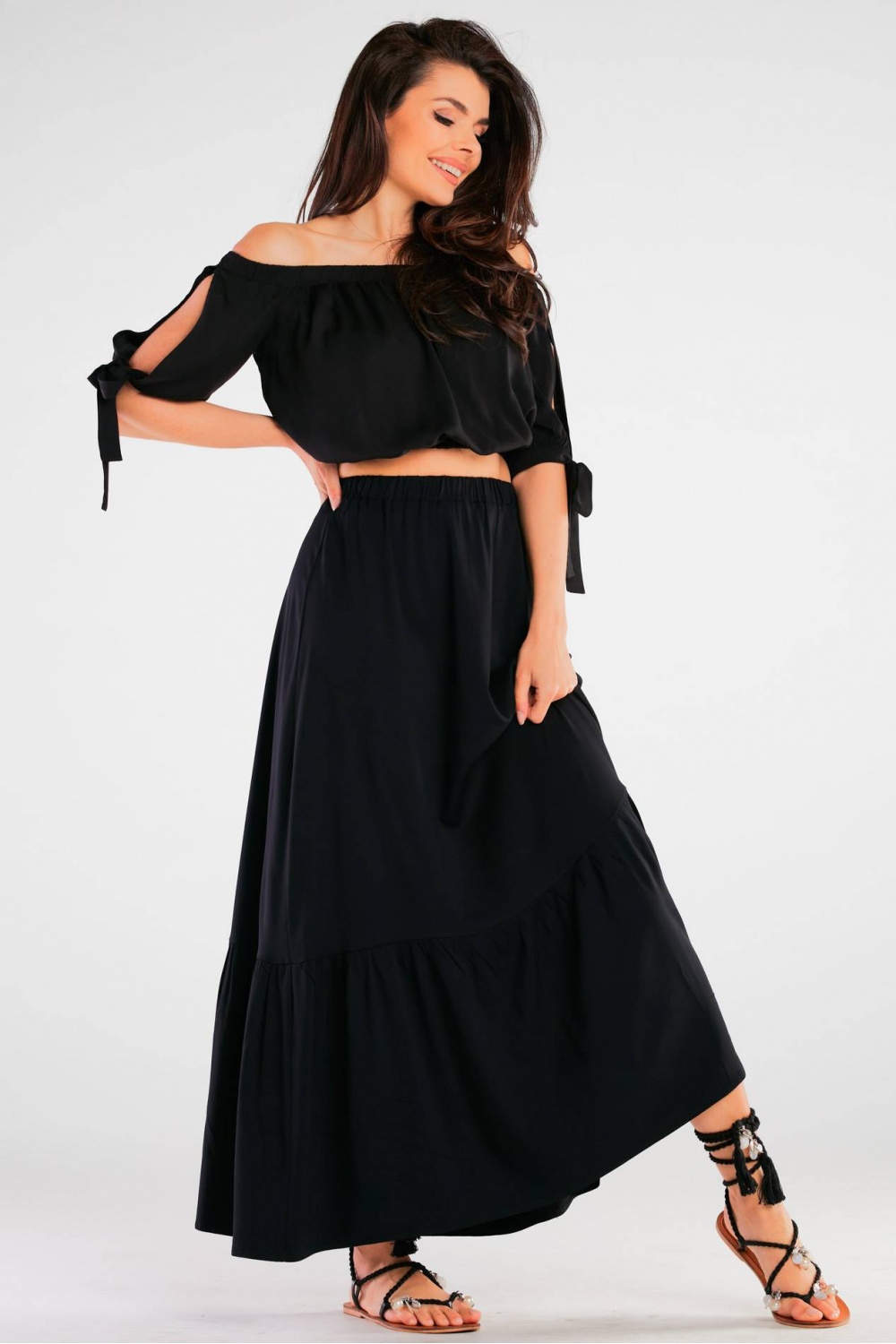 Bluzka Model A430 Black - awama - obrazek 2