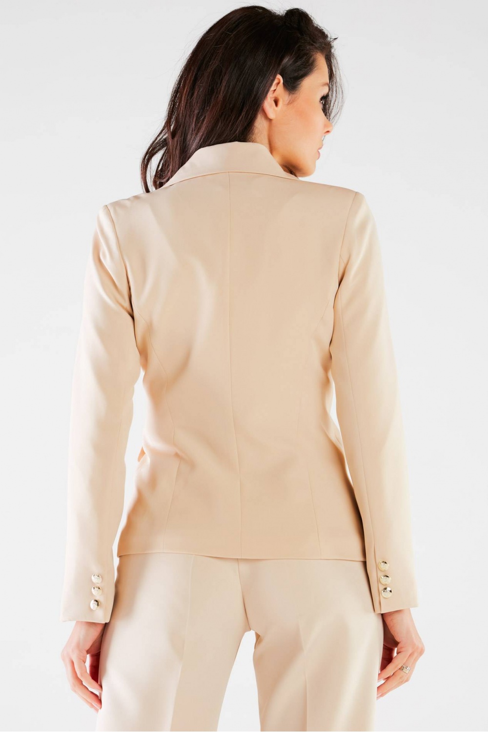 Żakiet Model A441 Beige - awama - obrazek 3