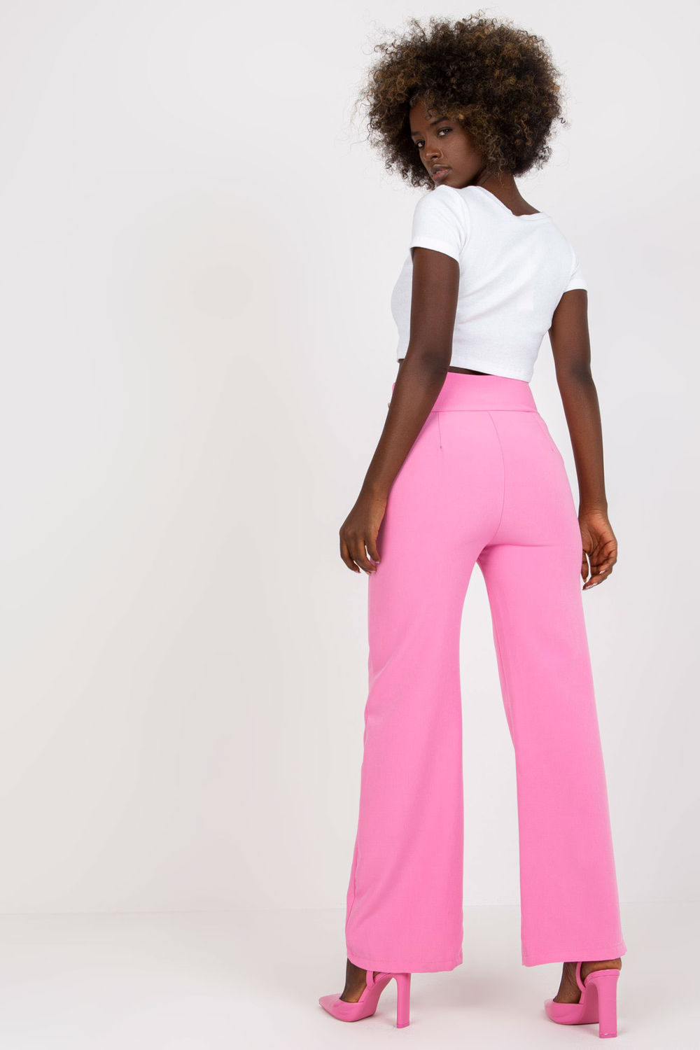 Spodnie Damskie Model DHJ-SP-16008.01X Pink - Italy Moda - obrazek 3