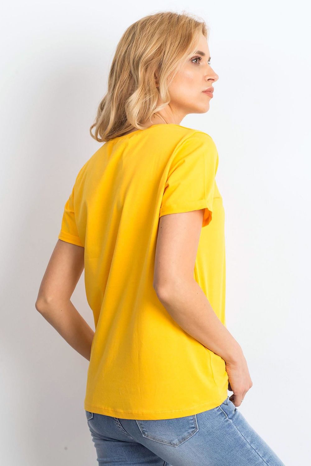 T-shirt Damski Model RV-TS-4838.14P Light Orange - BFG - obrazek 3