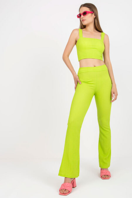 Spodnie Komplet Model DHJ-KMPL-15828 Limonka - Italy Moda