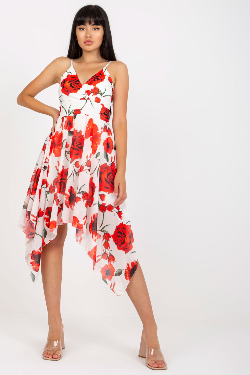 Sukienka Model DHJ-SK-15952-1.24X White/Red - Italy Moda - obrazek 3