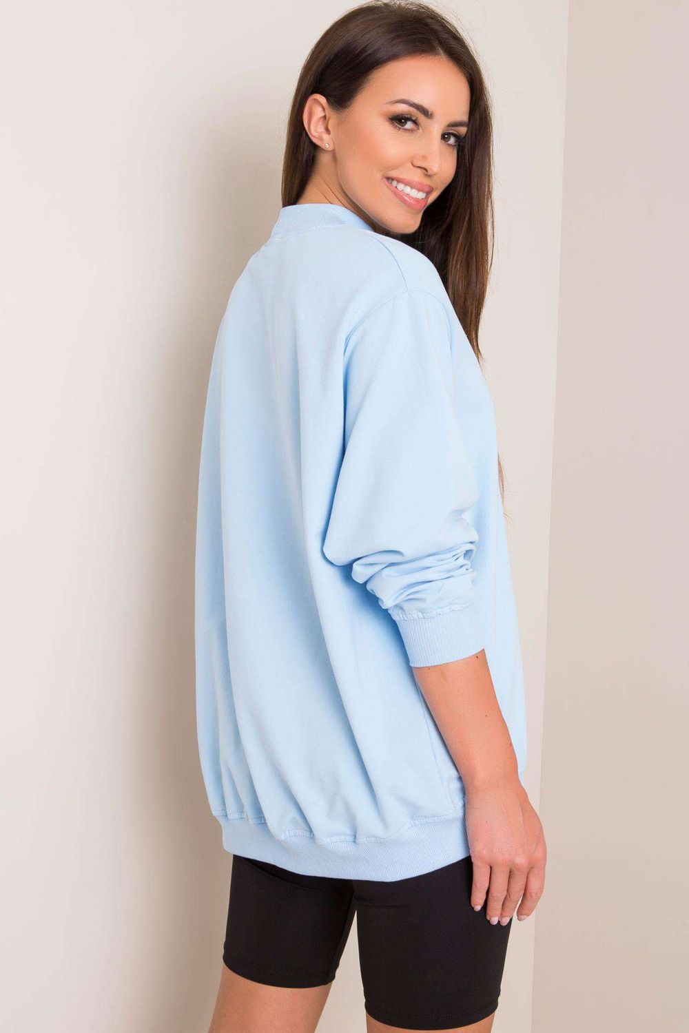 Bluza Damska Model RV-BL-5185.84P Light Blue - BFG - obrazek 2