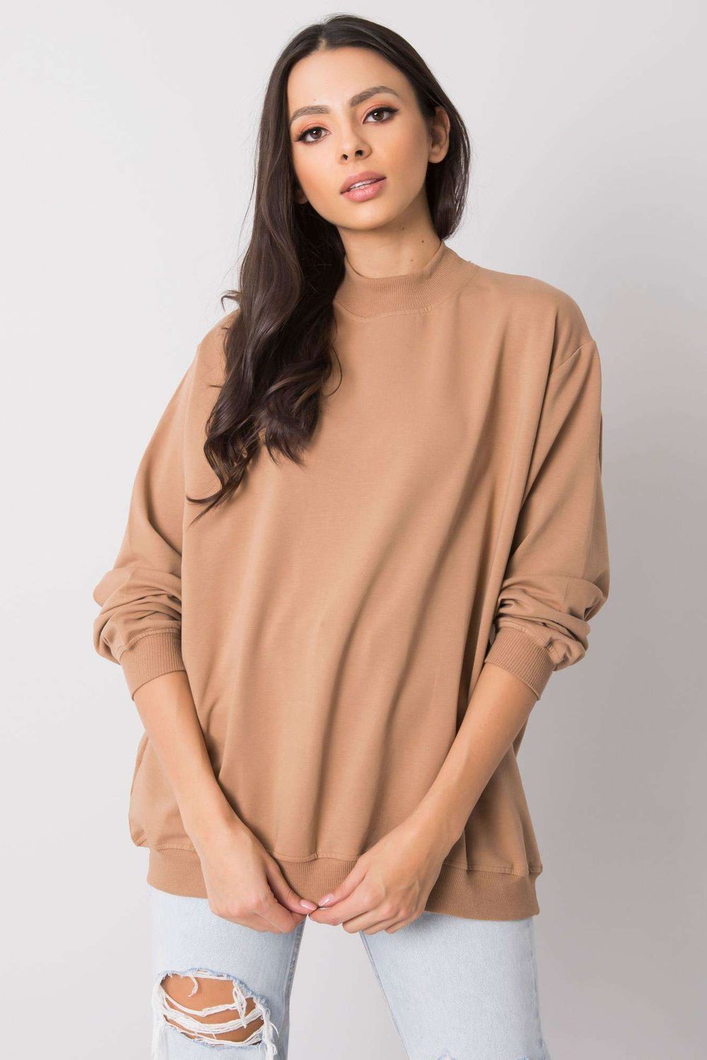Bluza Damska Model RV-BL-5185.73P Camel - BFG - obrazek 2