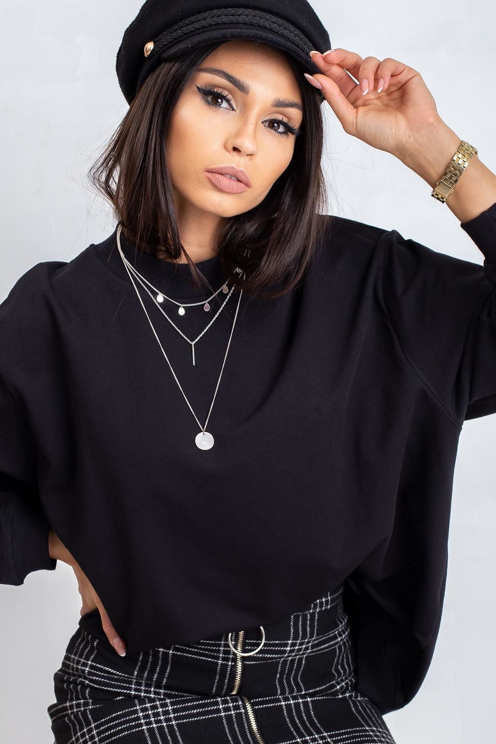 Bluza Damska Model RV-BL-5185.82P Black - BFG - obrazek 2