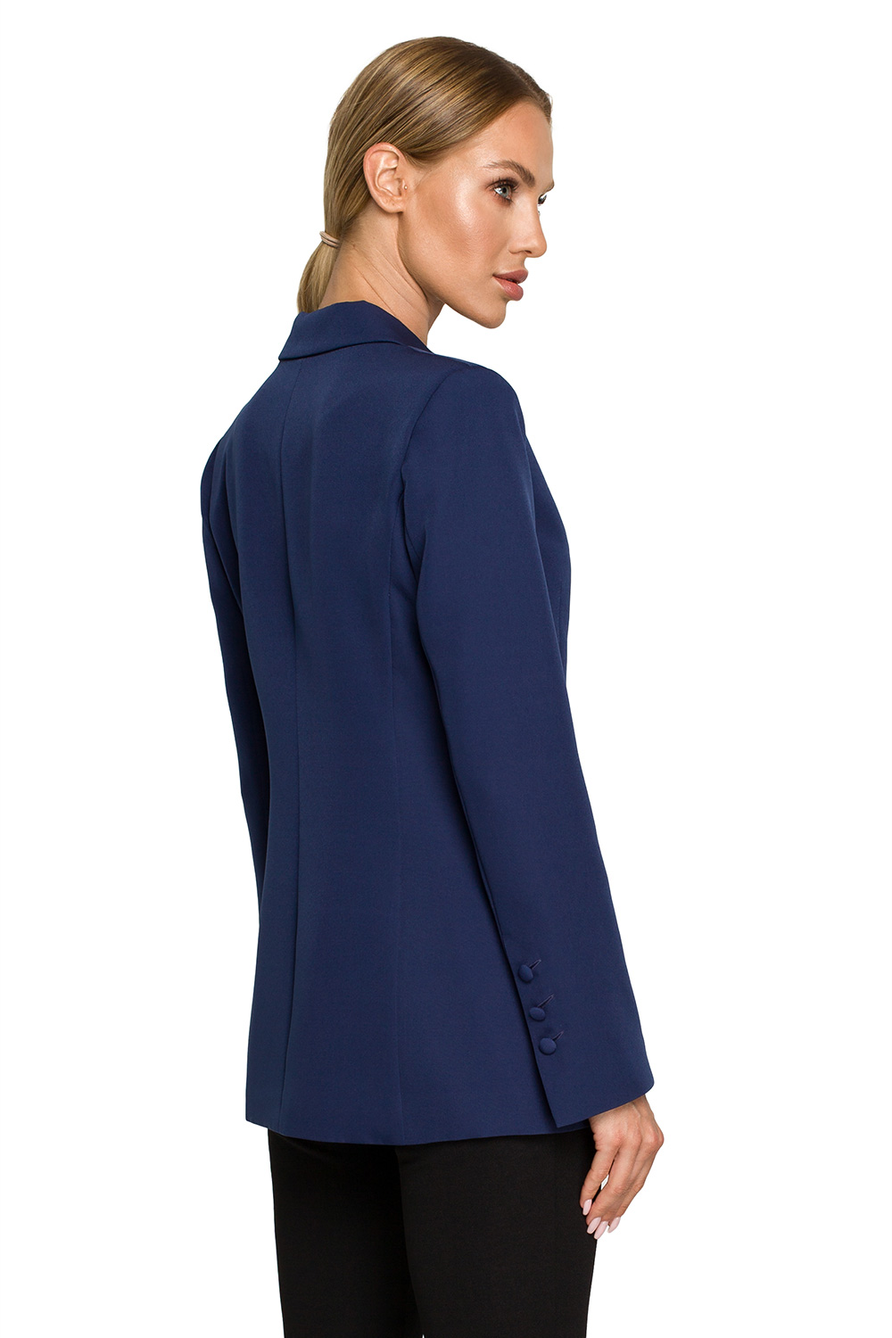 Żakiet Model MOE701 Navy - Moe - obrazek 3