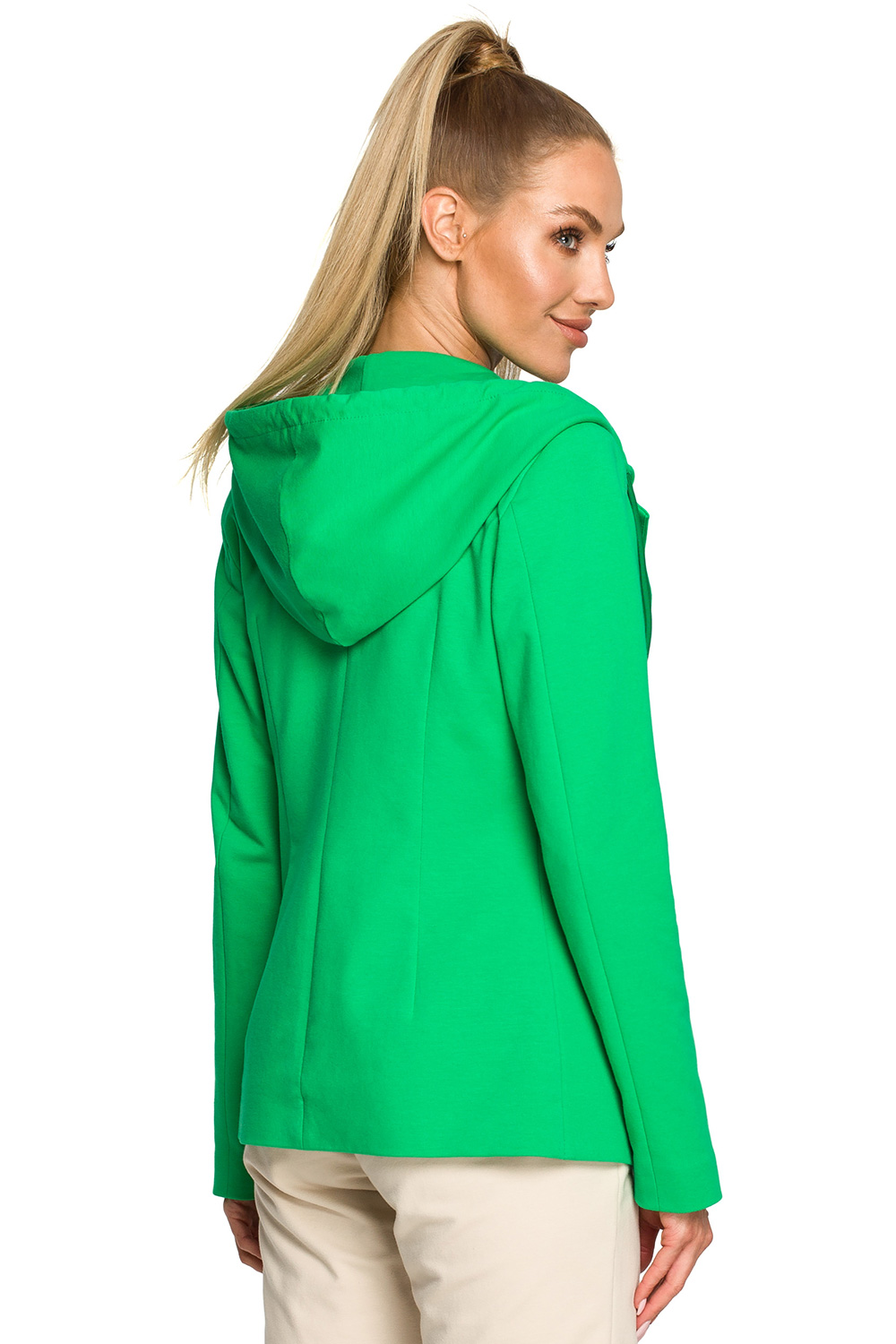 Żakiet Model MOE691 Green - Moe - obrazek 3