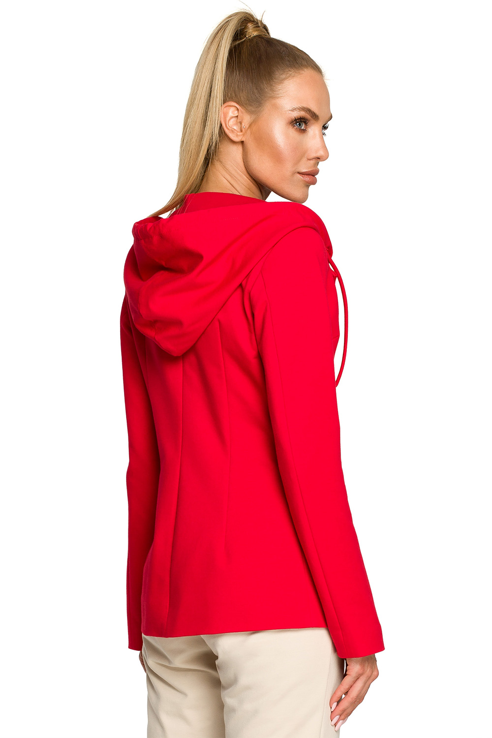 Żakiet Model MOE691 Red - Moe - obrazek 3