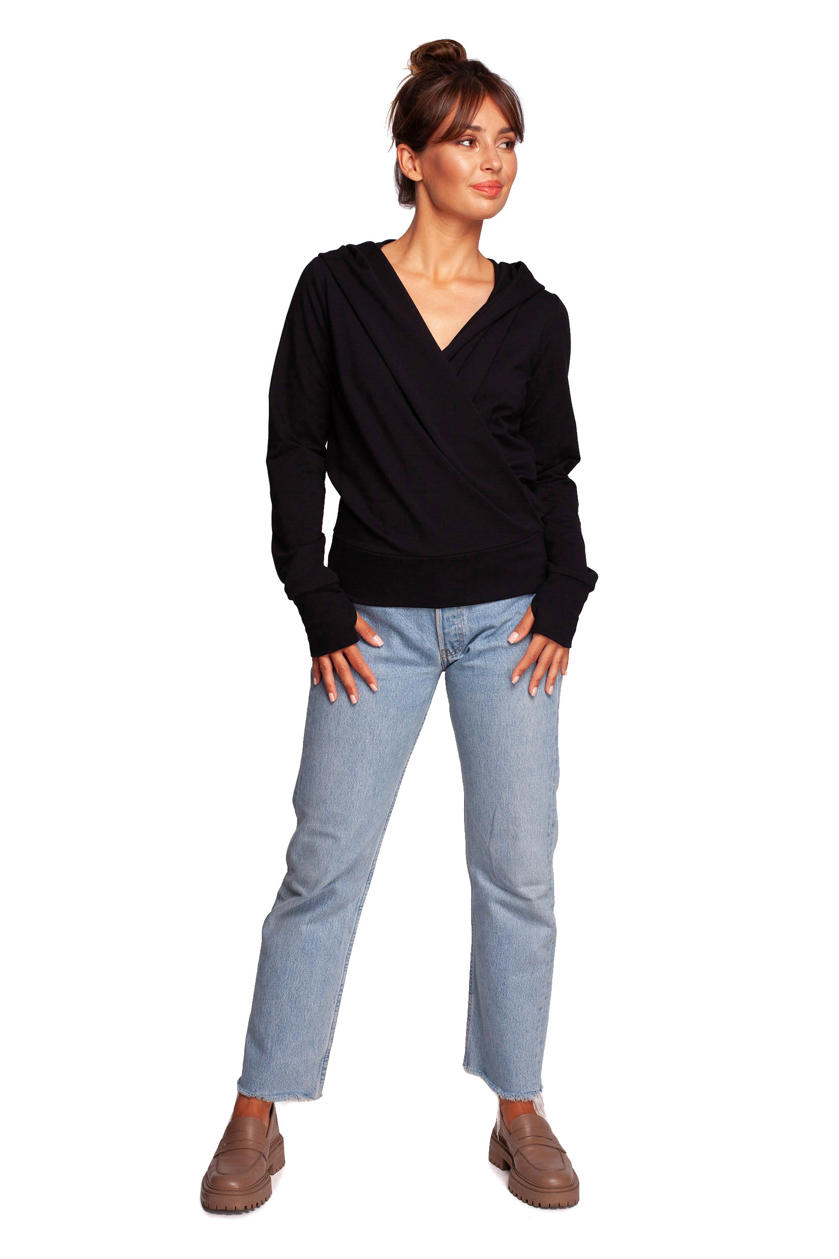 Bluza Damska Model B246 Black - BeWear - obrazek 2