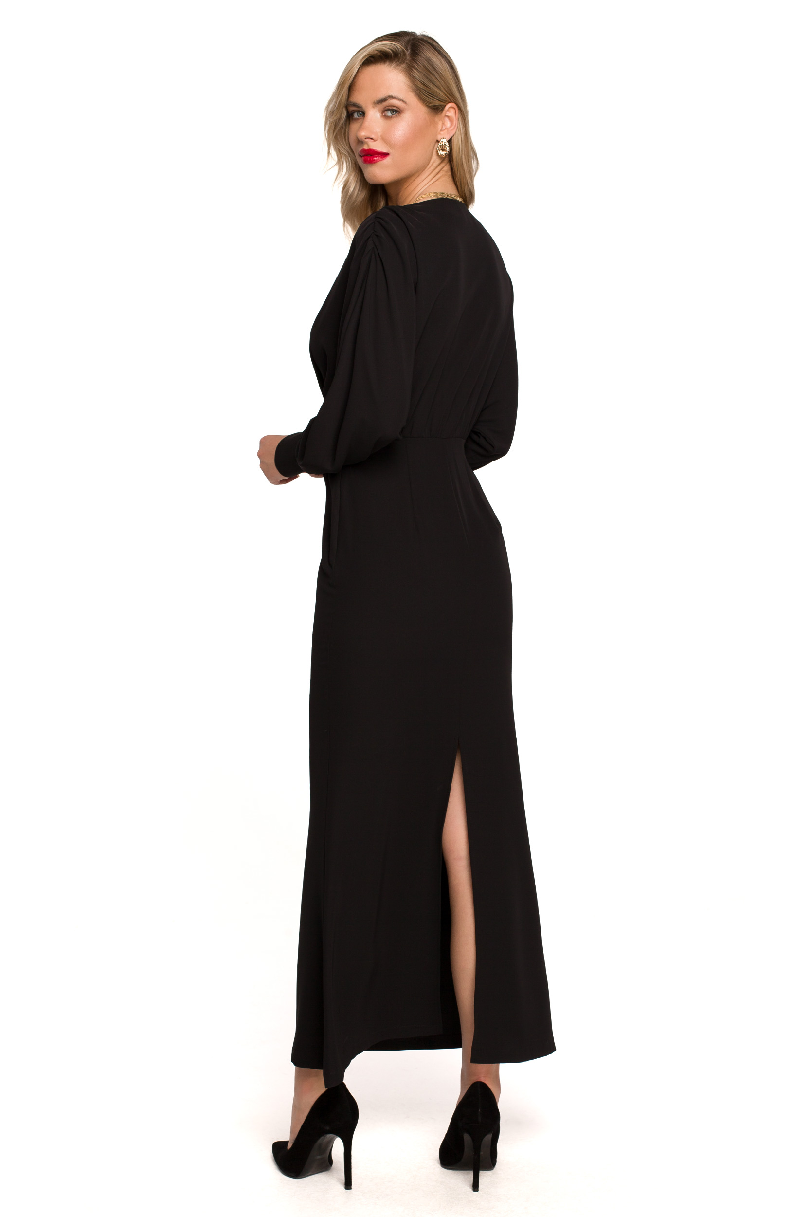 Sukienka Model K143 Black - Makover - obrazek 2