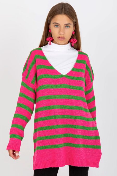 Sweter Damski Model TW-SW-BI-M59.25 Pink - Och Bella