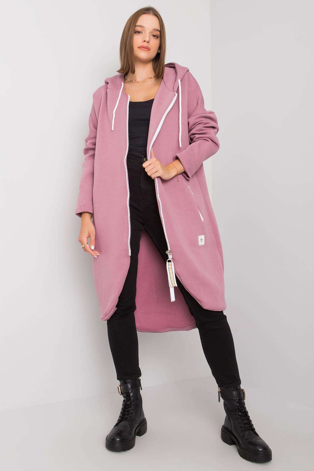 Bluza Damska Model RV-BL-4742.20P Dark Pink - Relevance - obrazek 2