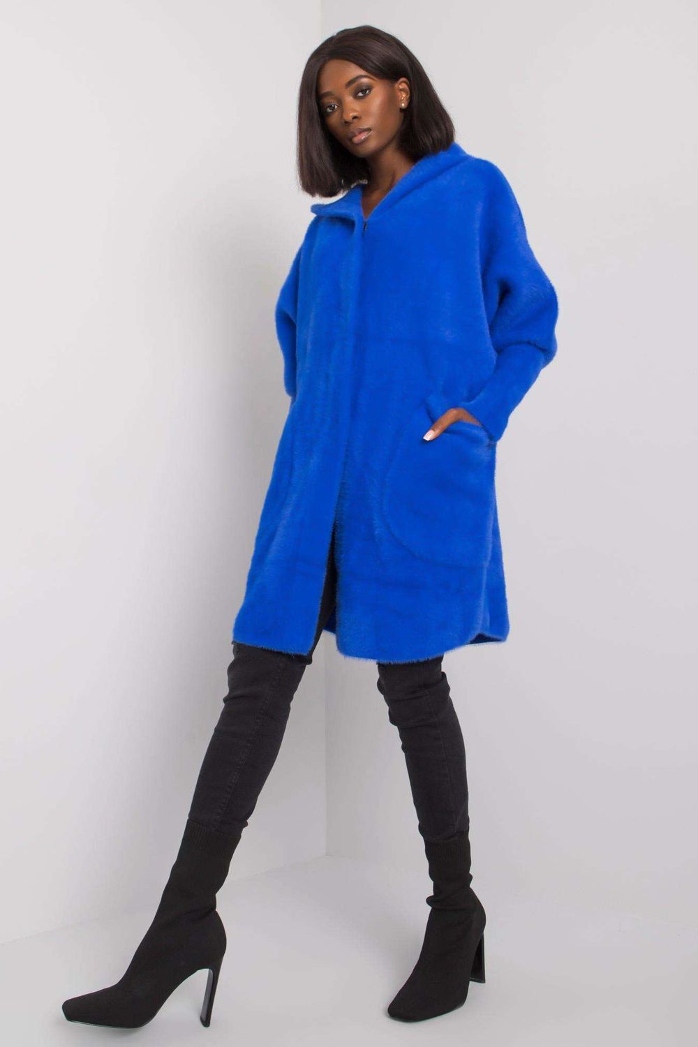 Płaszcz Damski Model MBM-PL-1518.95P Cobalt - MBM - obrazek 3