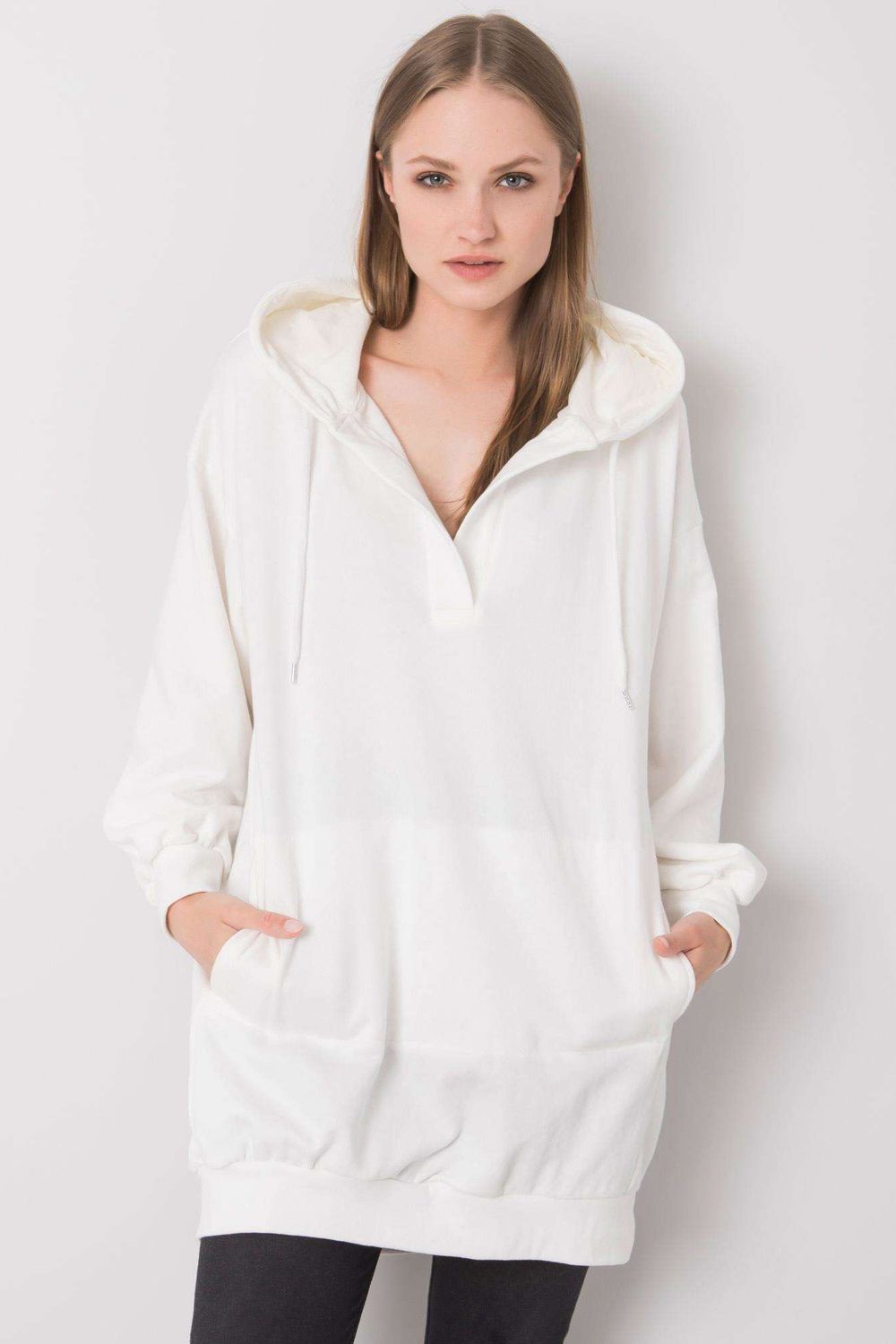 Bluza Damska Model EM-BL-ES-21-528.12X White - Ex Moda - obrazek 2