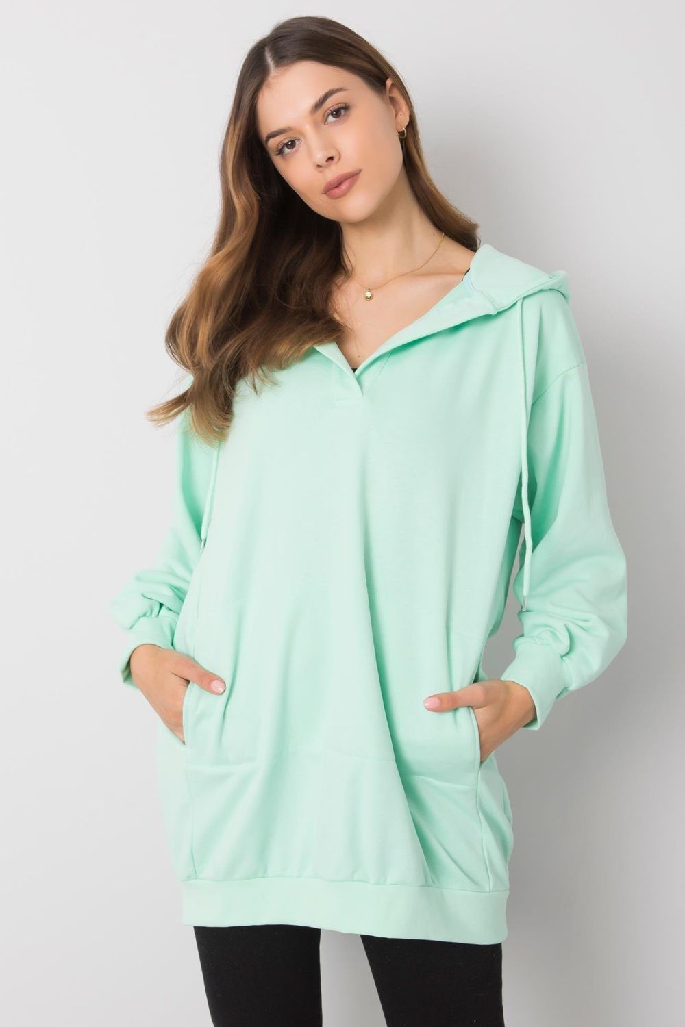 Bluza Damska Model EM-BL-ES-21-528.12X Mint - Ex Moda - obrazek 2