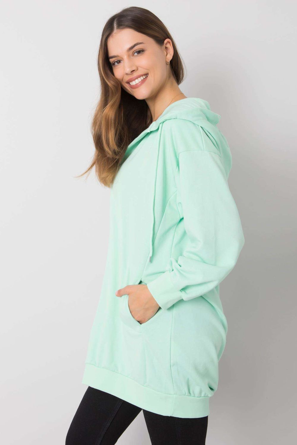 Bluza Damska Model EM-BL-ES-21-528.12X Mint - Ex Moda - obrazek 3