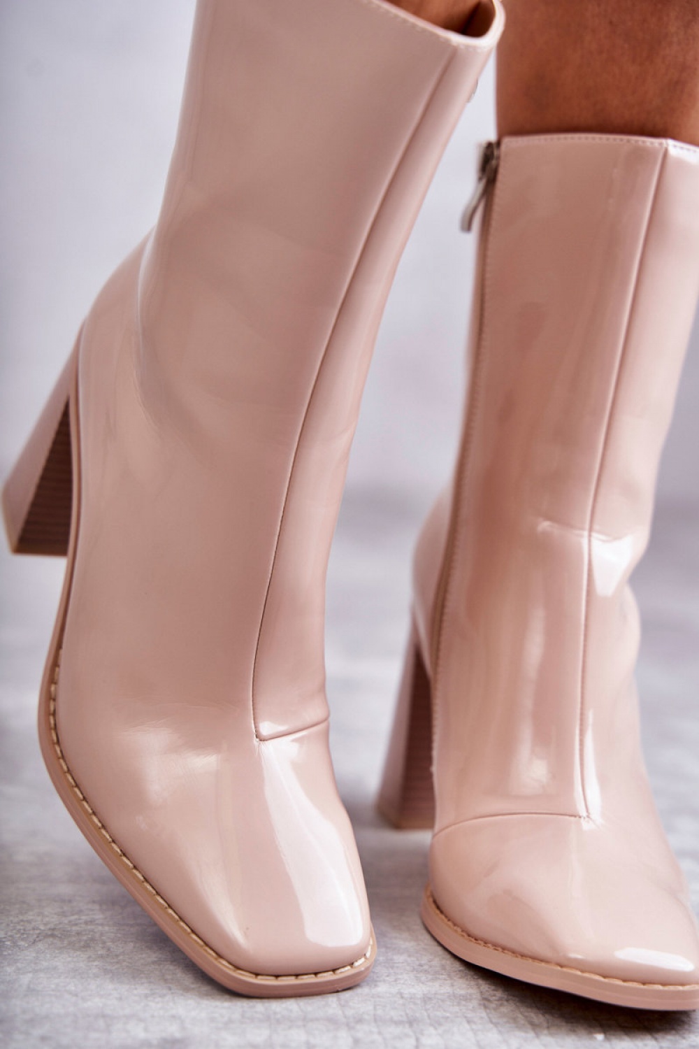 Botki Model Margit C-229 Beige - Step in style - obrazek 3