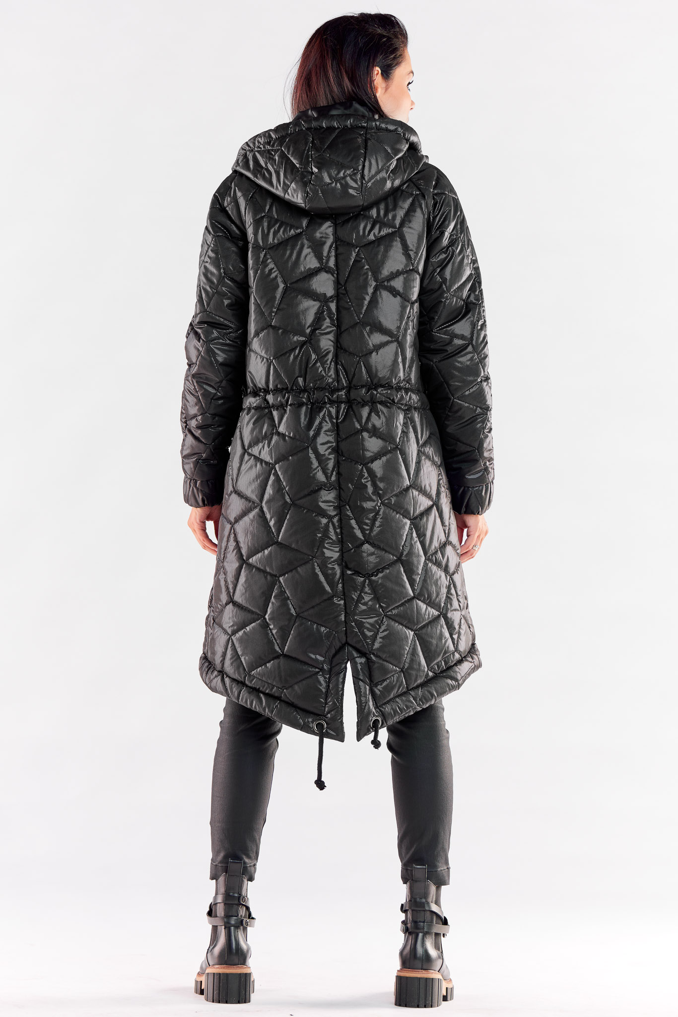 Kurtka Damska Model A538 Black - awama - obrazek 3