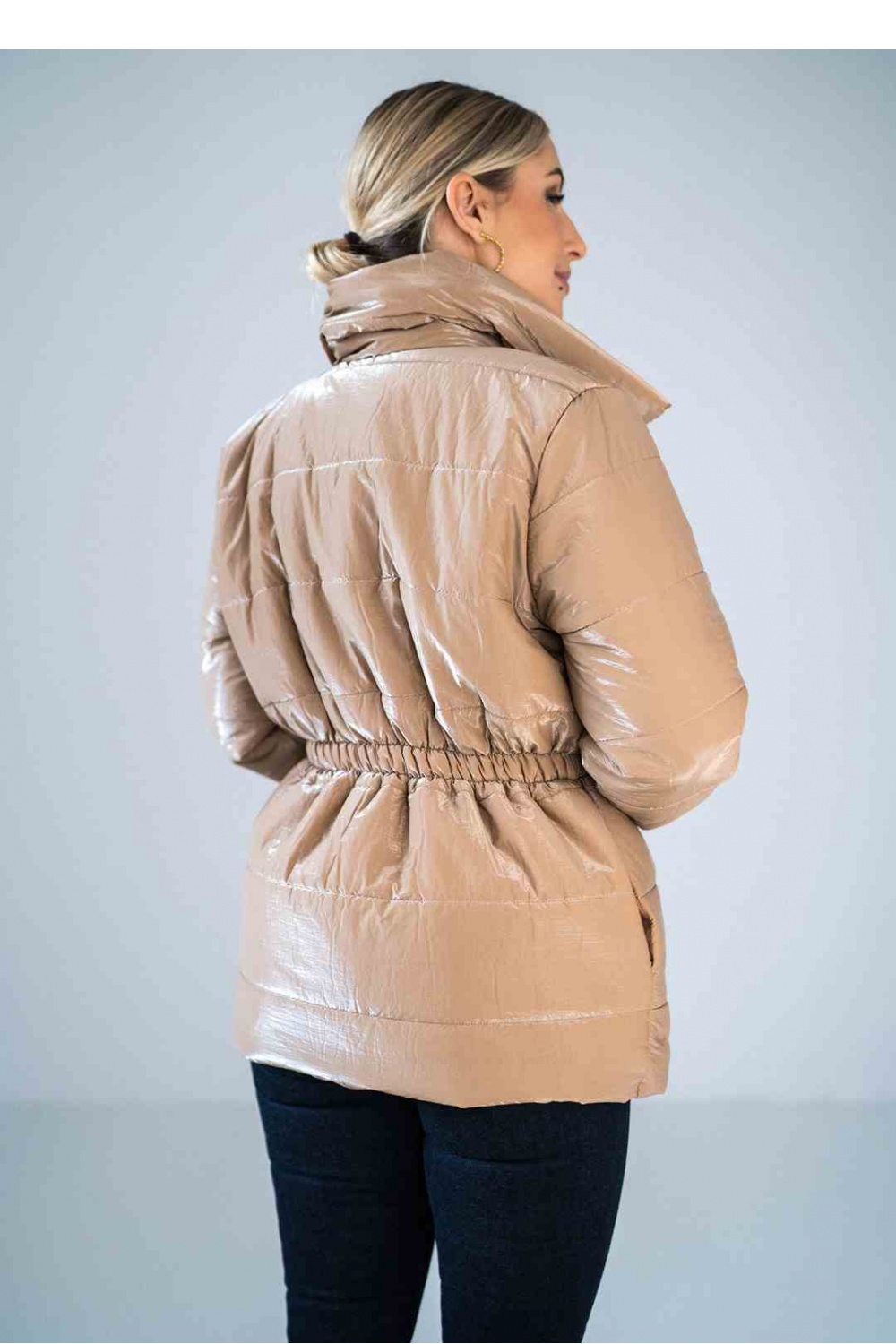 Kurtka Damska Model M933 Beige - Figl - obrazek 3