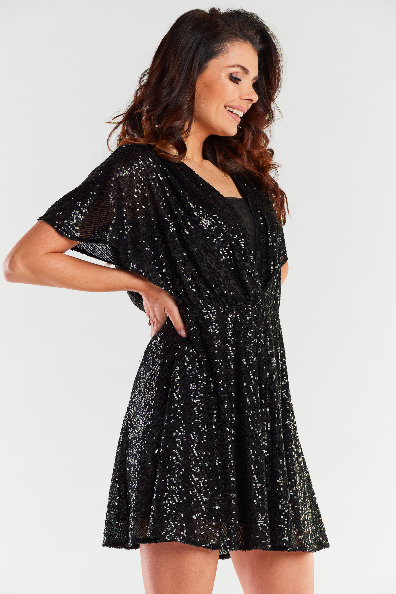 Sukienka Model A488 Black - awama - obrazek 2