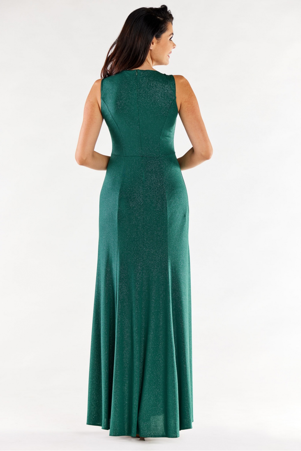 Sukienka Model A549 Bottle Green - awama - obrazek 3