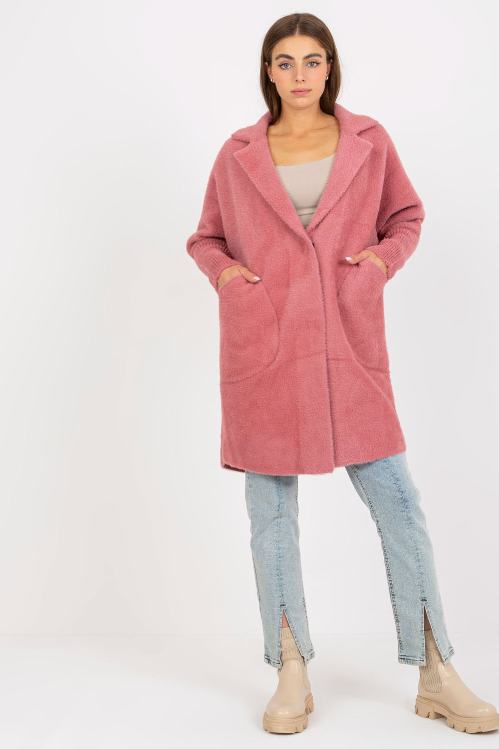 Płaszcz Damski Model MBM-PL-1521.97P Dark Pink - MBM