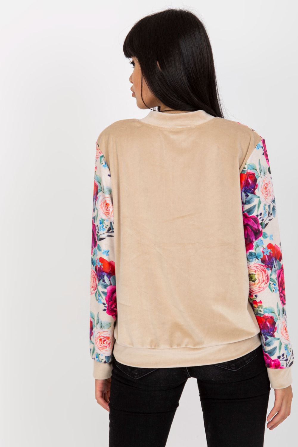 Bluza Damska Model RV-BL-8235.38 Beige - Rue Paris - obrazek 3