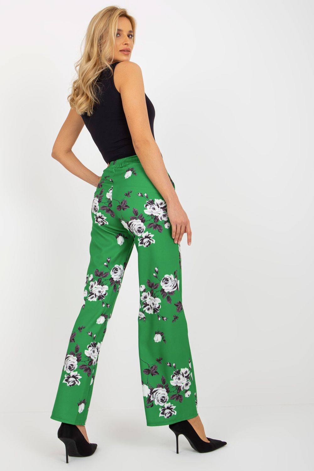 Spodnie Damskie Model LK-SP-508919.87P Green - Lakerta - obrazek 3