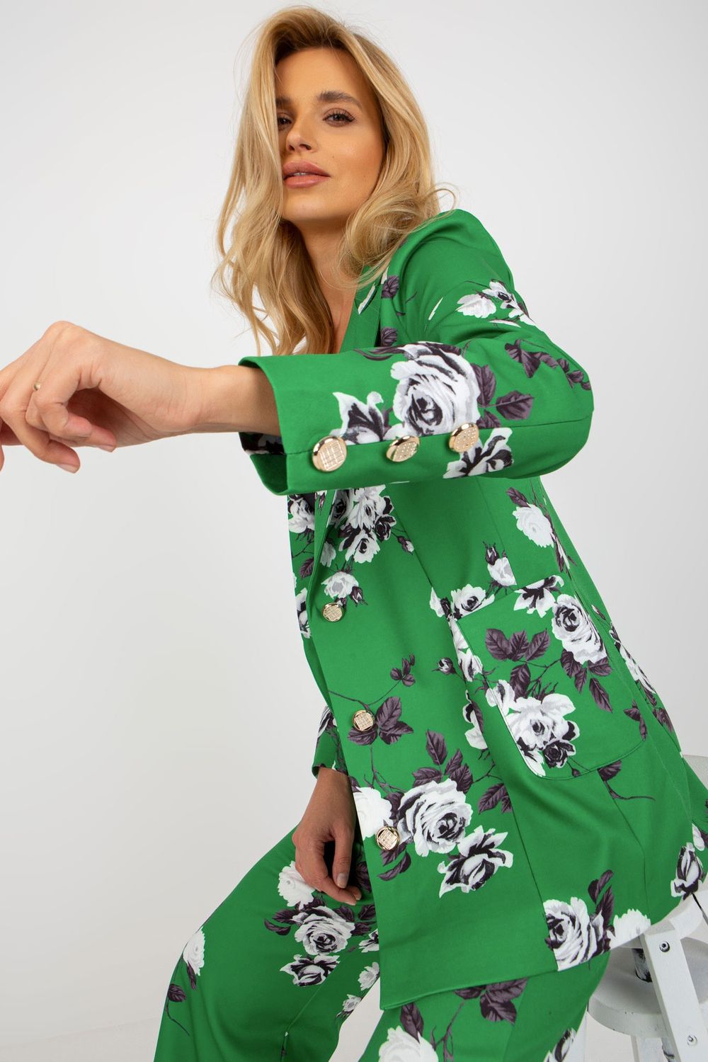 Marynarka Model LK-MA-508918.18P Green - Lakerta - obrazek 2