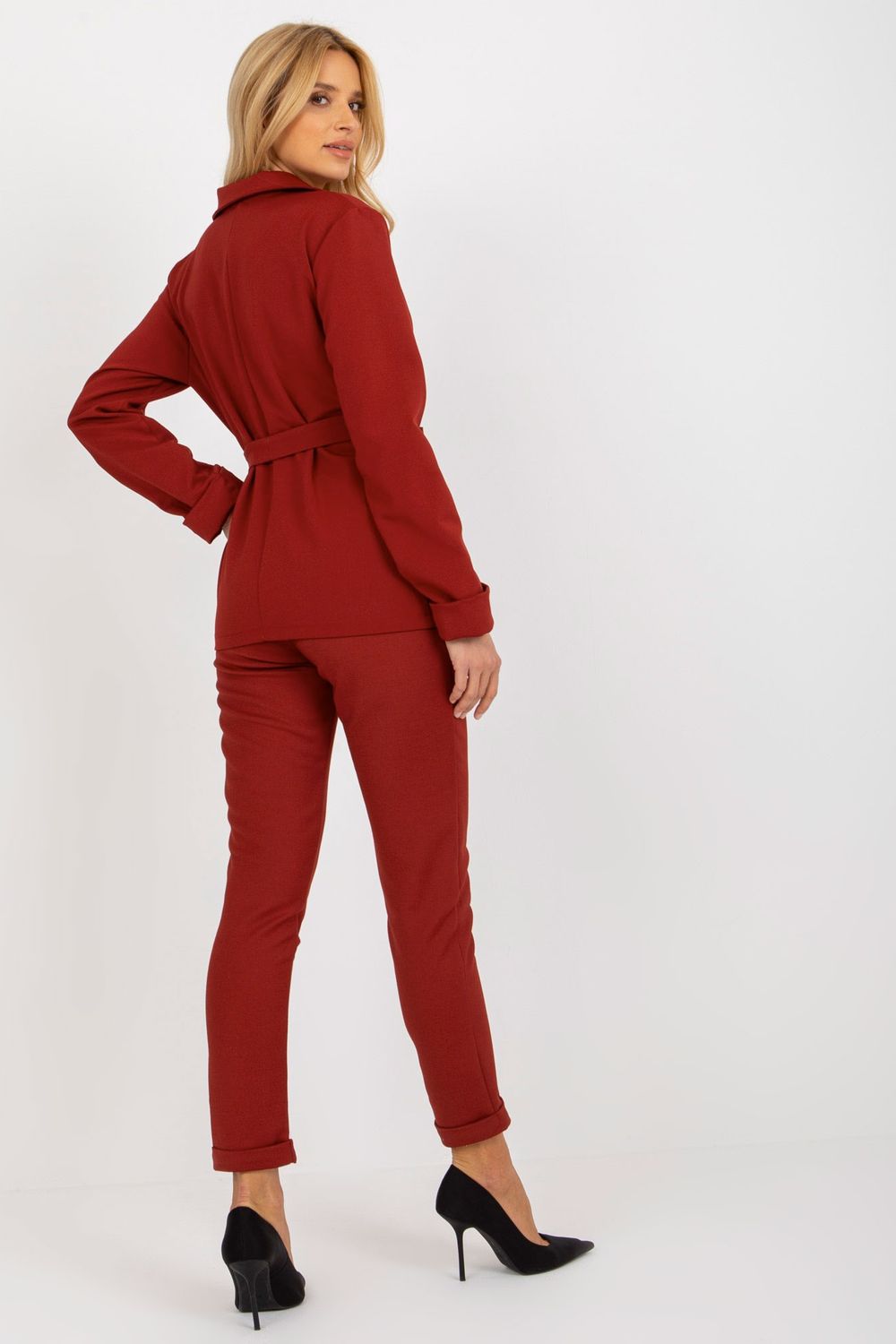 Marynarka Model LK-MA-507798.51P Bordo - Lakerta - obrazek 3