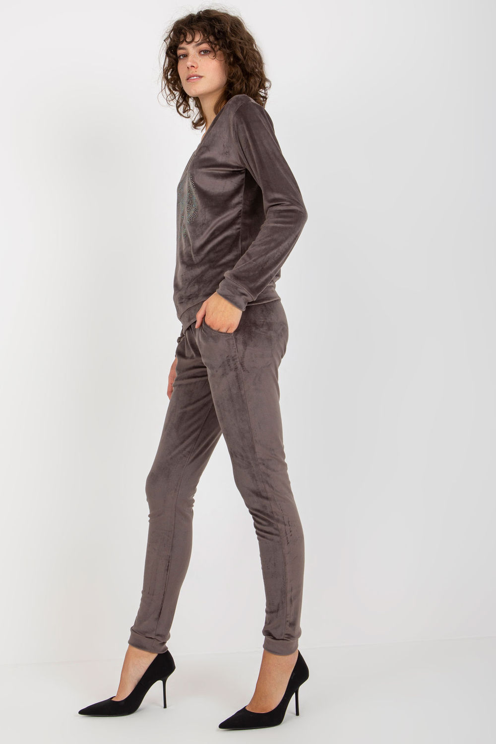 Spodnie Komplet Model RV-KMPL-8442.23P Dark Grey - Relevance - obrazek 3