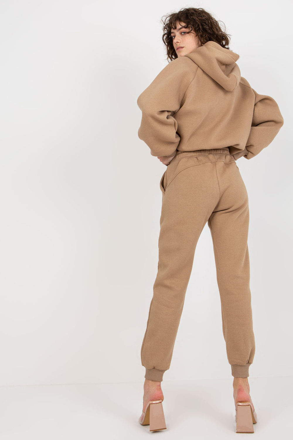Spodnie Komplet Model EM-KMPL-659.32 Dark Beige - Ex Moda - obrazek 3