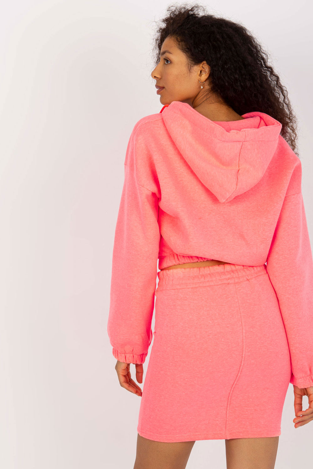 Spódnica Komplet Model EM-KMPL-705.25 Fluo Pink - Ex Moda - obrazek 3
