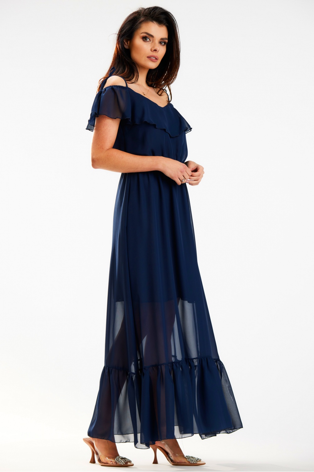 Sukienka Model A573 Navy - awama - obrazek 2