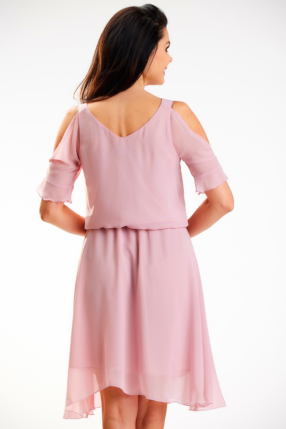 Sukienka Model A572 Dirty Pink - awama - obrazek 3