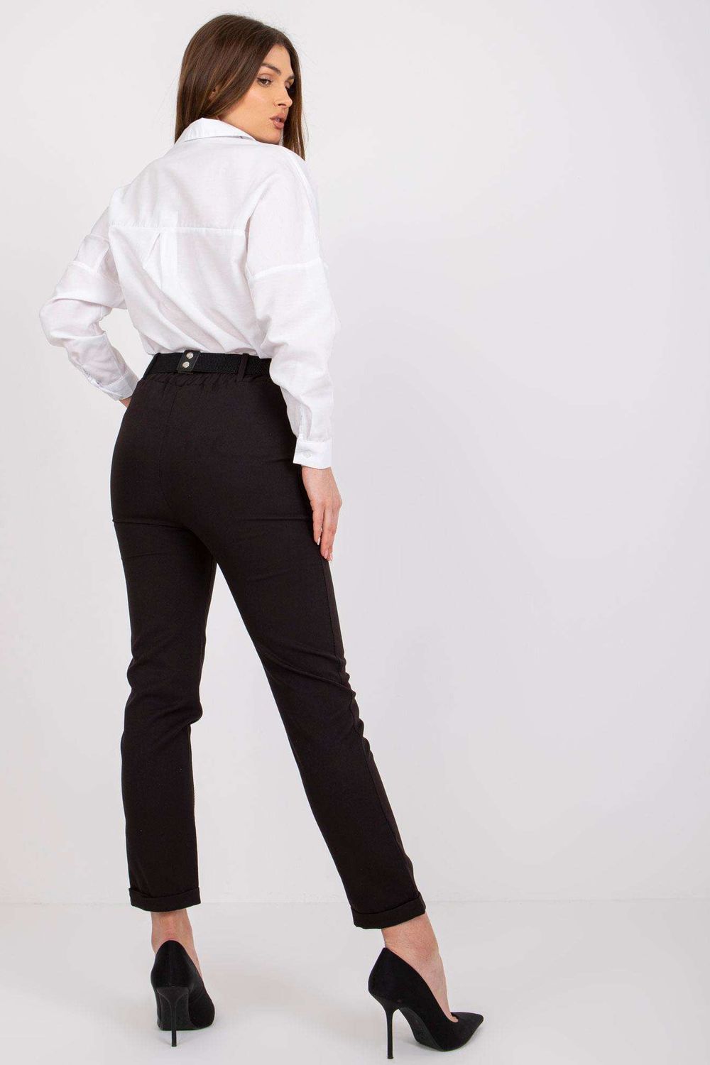 Spodnie Damskie Model DHJ-SP-13165.20 Black - Italy Moda - obrazek 3