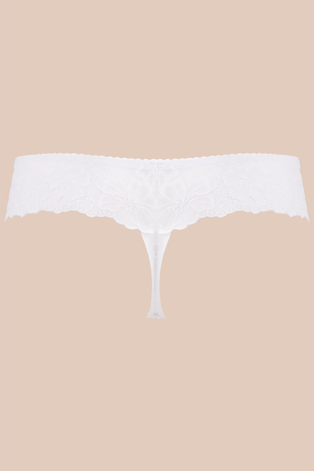 Stringi Model 053/4 Carmela White - Mat - obrazek 2