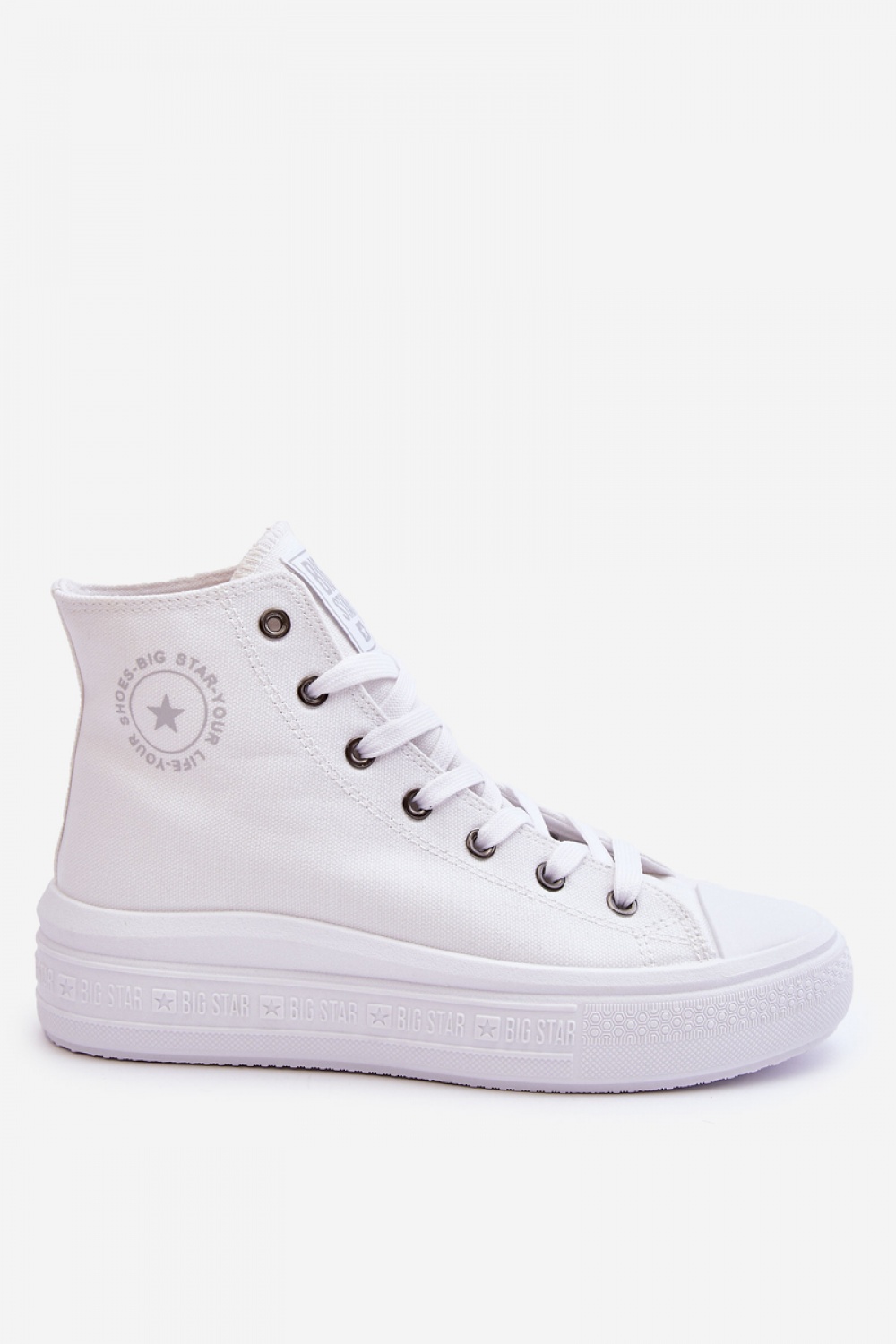 Trampki Model Big Star LL274A183 White - Step in style - obrazek 2