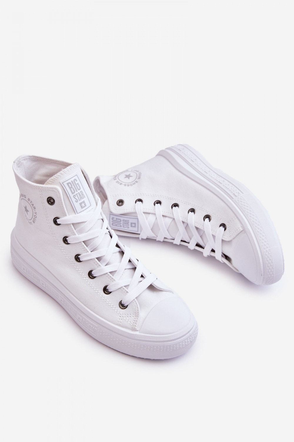 Trampki Model Big Star LL274A183 White - Step in style - obrazek 3