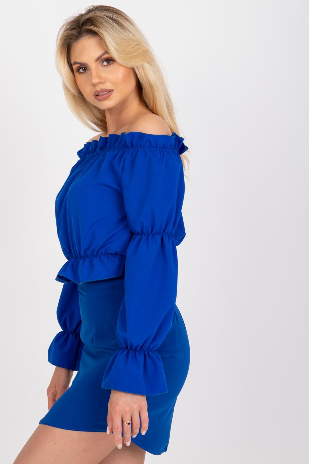 Bluzka Model WN-BZ-3108.53 Cobalt - Rue Paris - obrazek 4