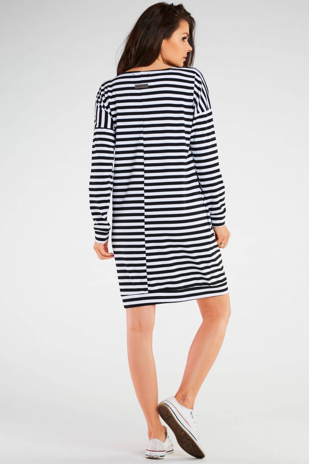 Sukienka Model M257 Black/Stripes - Infinite You - obrazek 3