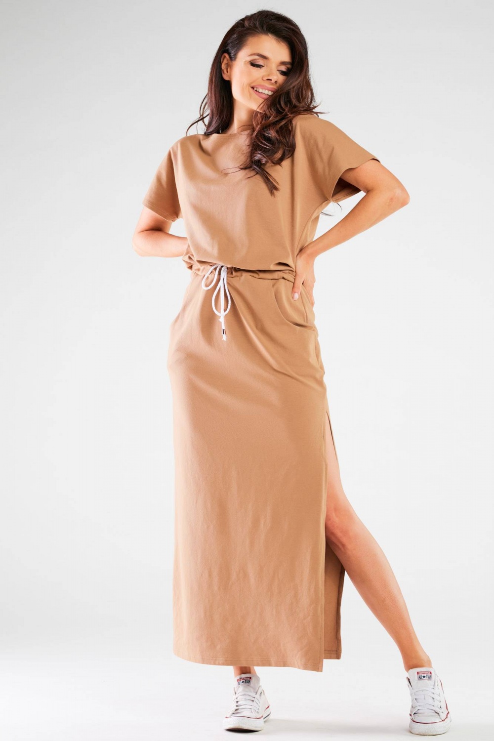 Sukienka Model M253 Beige - Infinite You - obrazek 2