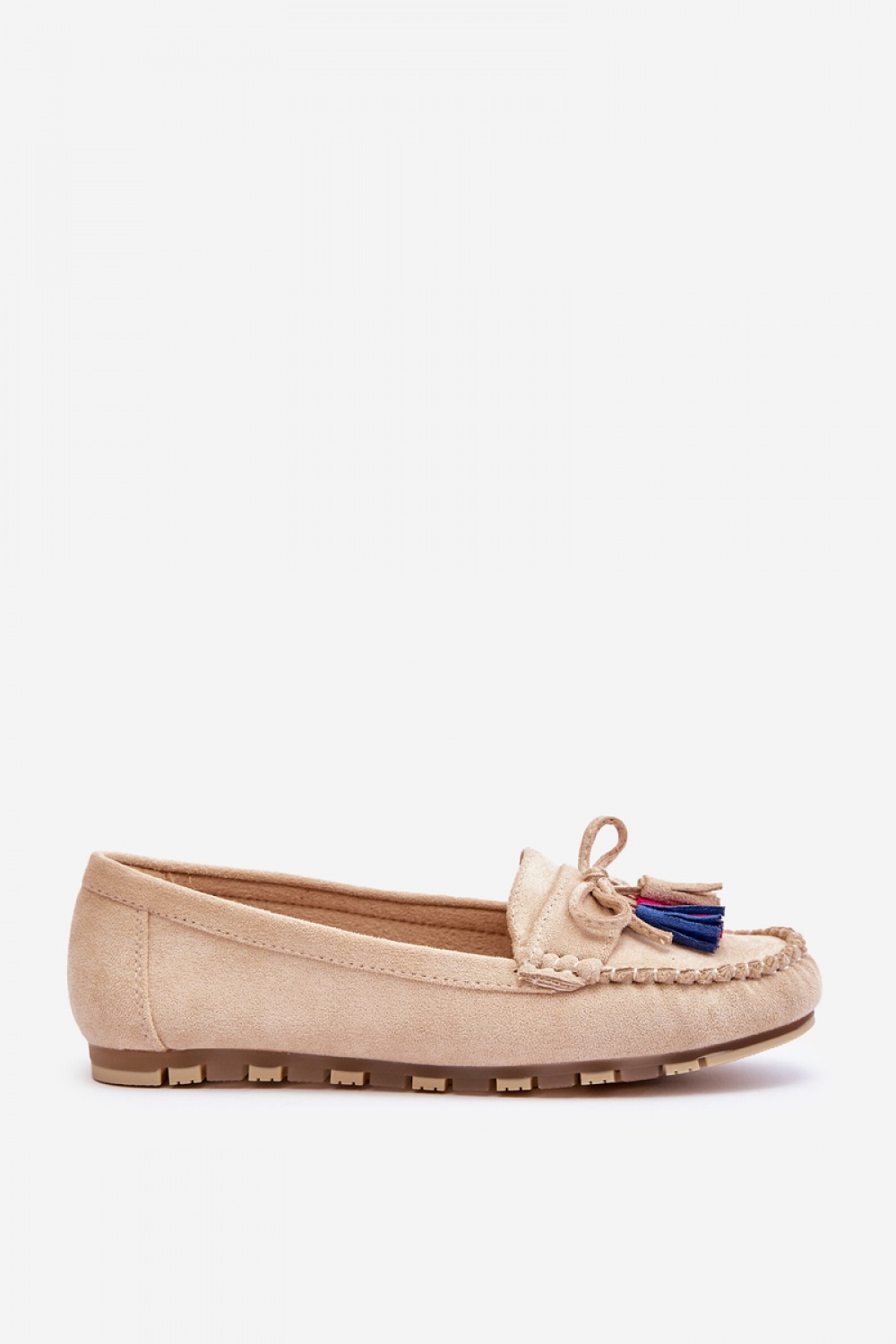 Mokasyny Model Dorine GS37 Beige - Step in style - obrazek 2