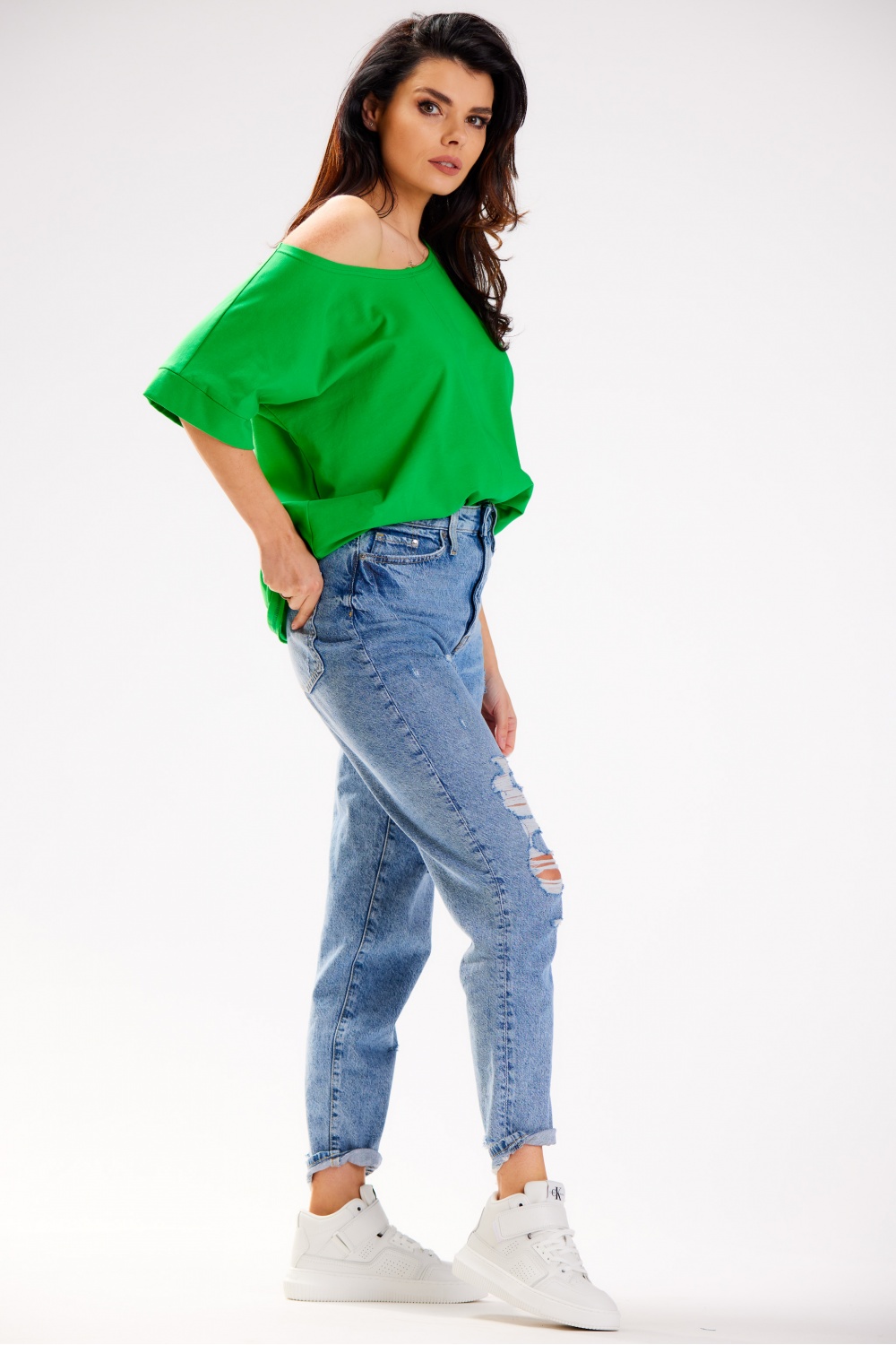 Bluzka Model M254 Green - Infinite You - obrazek 2