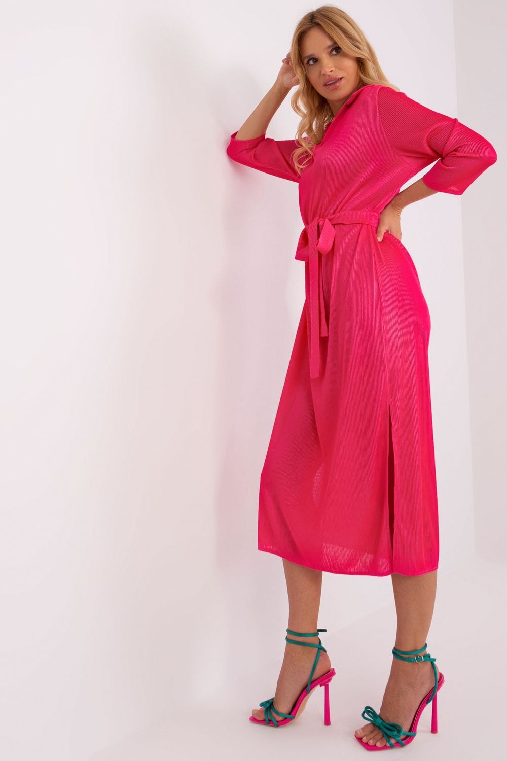 Sukienka Model LK-SK-509348.04 Dark Pink - Lakerta - obrazek 2